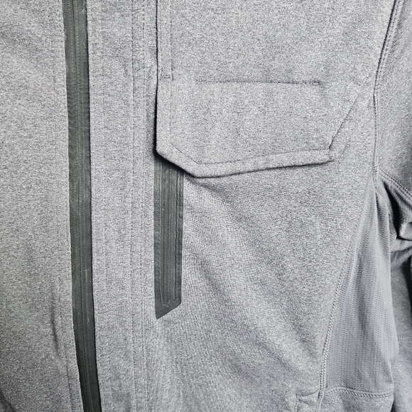 Lululemon Grey Luon Vent Tech Full Zip Jacket Size S - Picture 8 of 9